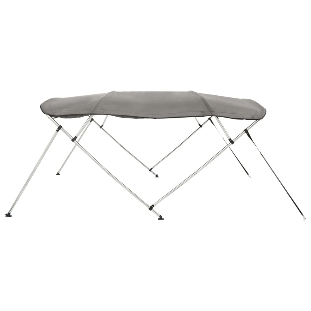 Toldo de 4 arcos Bimini c/ paredes laterais 243x(200-213)x137cm