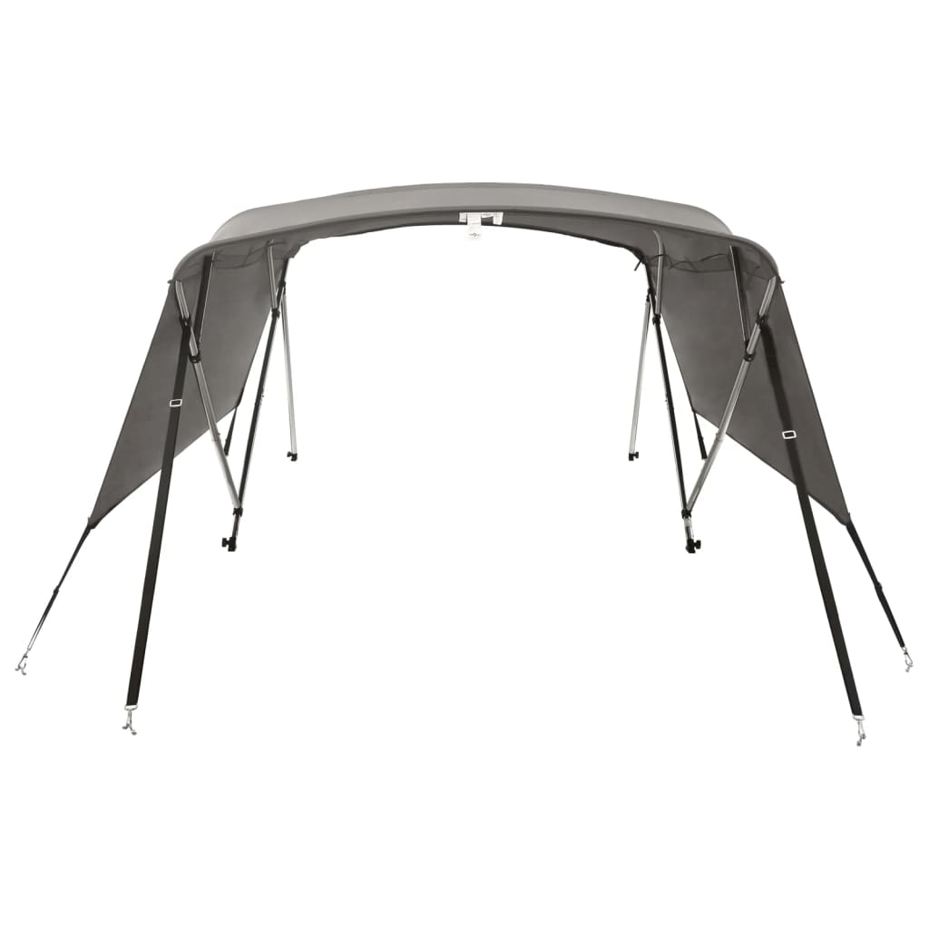 Toldo de 4 arcos Bimini c/ paredes laterais 243x(230-244)x137cm