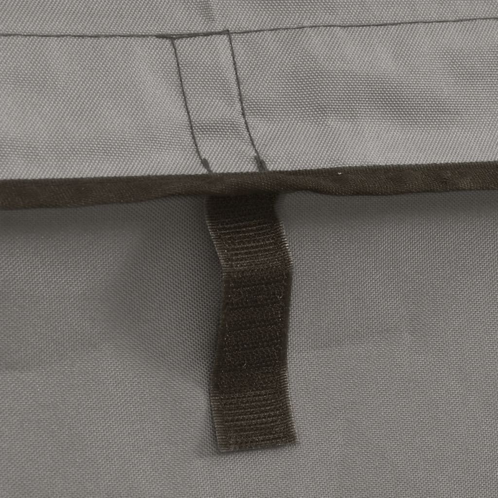 Toldo de 4 arcos Bimini c/ paredes laterais 243x(230-244)x137cm