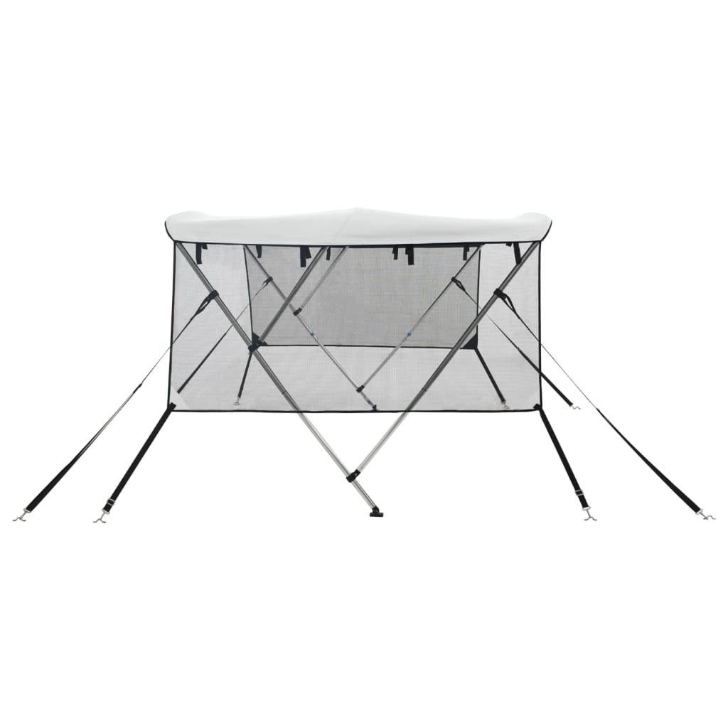 Toldo 3 arcos Bimini paredes malha laterais 183x(137-152)x137cm