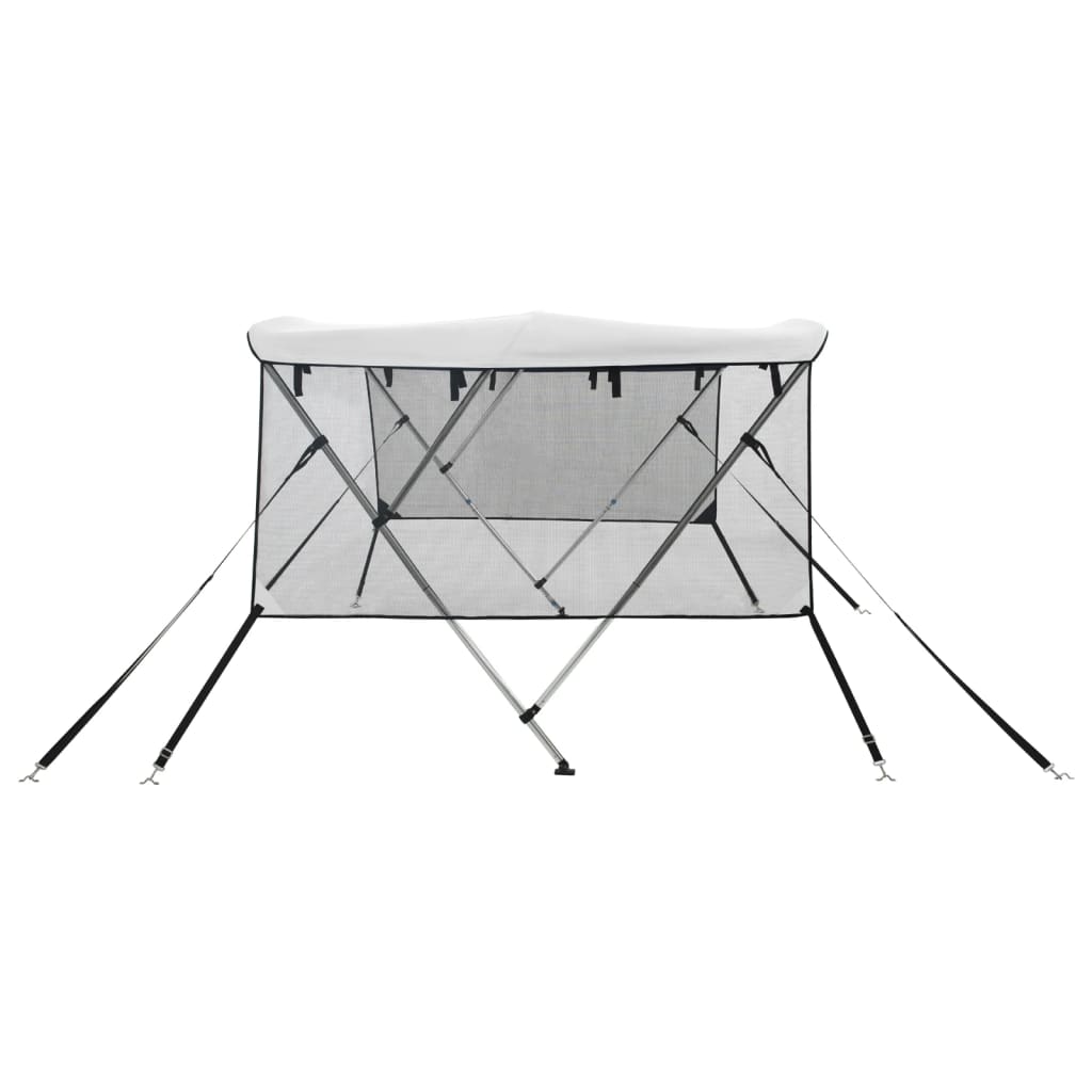 Toldo 3 arcos Bimini paredes malha laterais 183x(154-167)x137cm