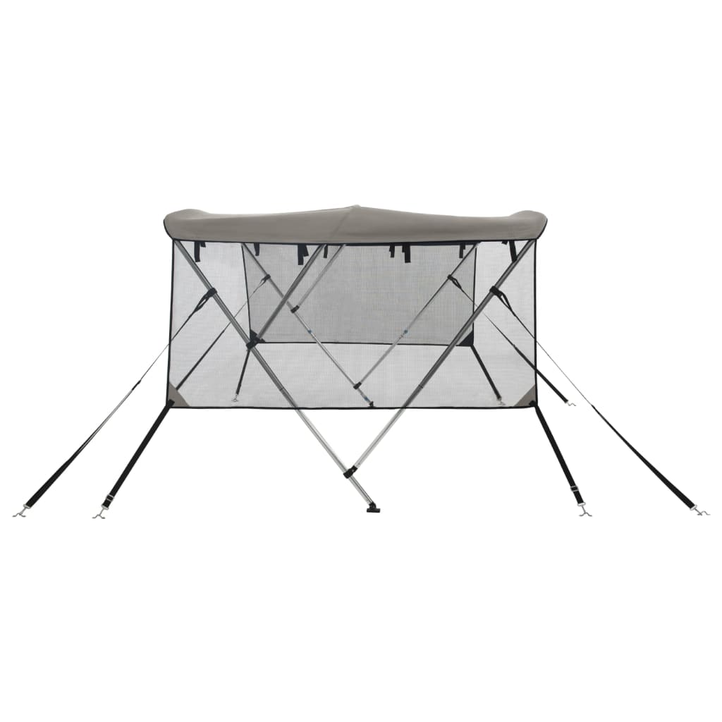 Toldo 3 arcos Bimini paredes malha laterais 183x(137-152)x137cm
