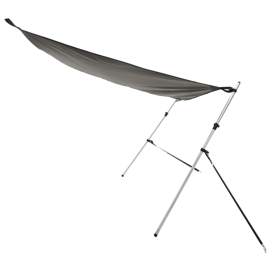 Extensão de toldo em T 170x170x(115-183) cm antracite