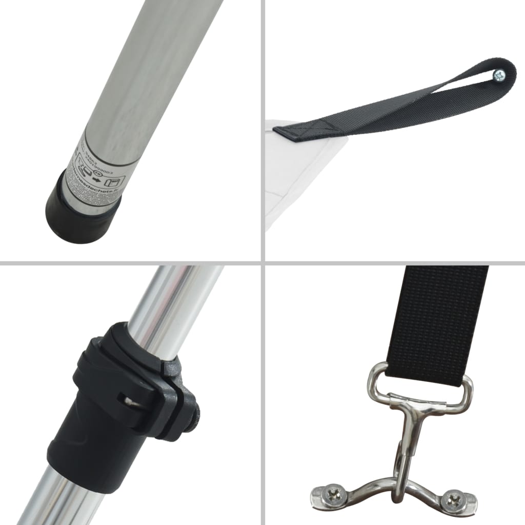 Extensão de toldo em T 170x208x(115-183) cm branco