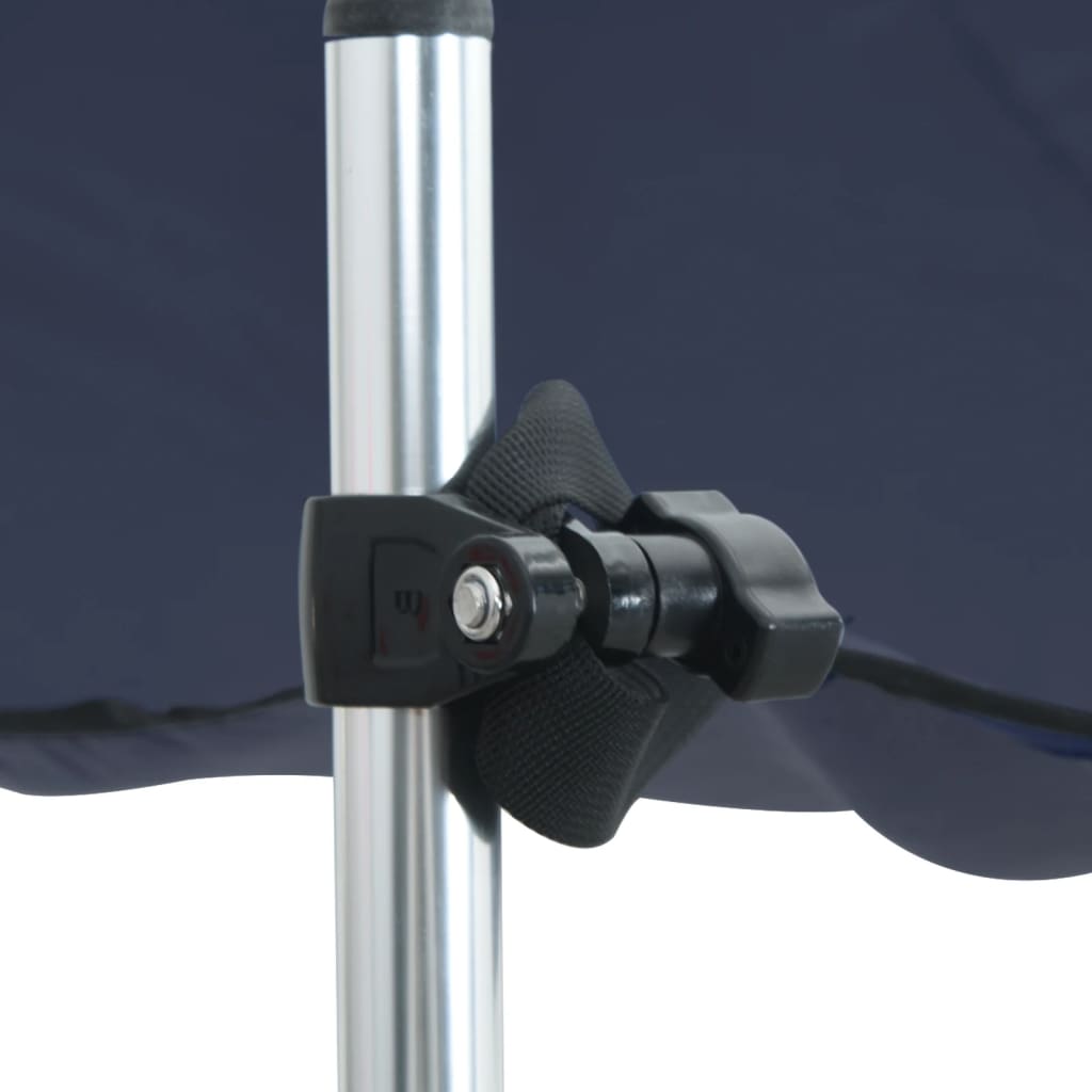 Extensão de toldo em T 170x208x(115-183) cm azul-marinho