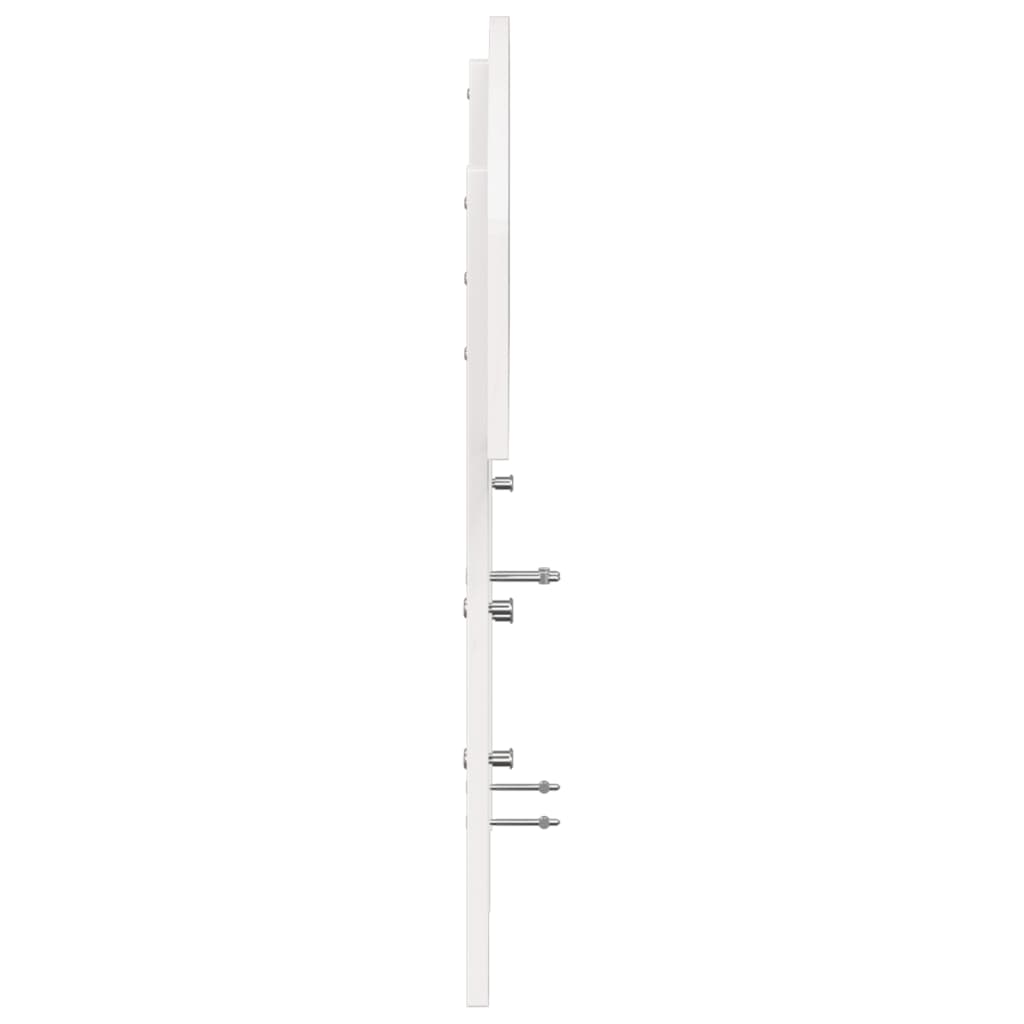Cabeceira 150 cm madeira de pinho maciça branco