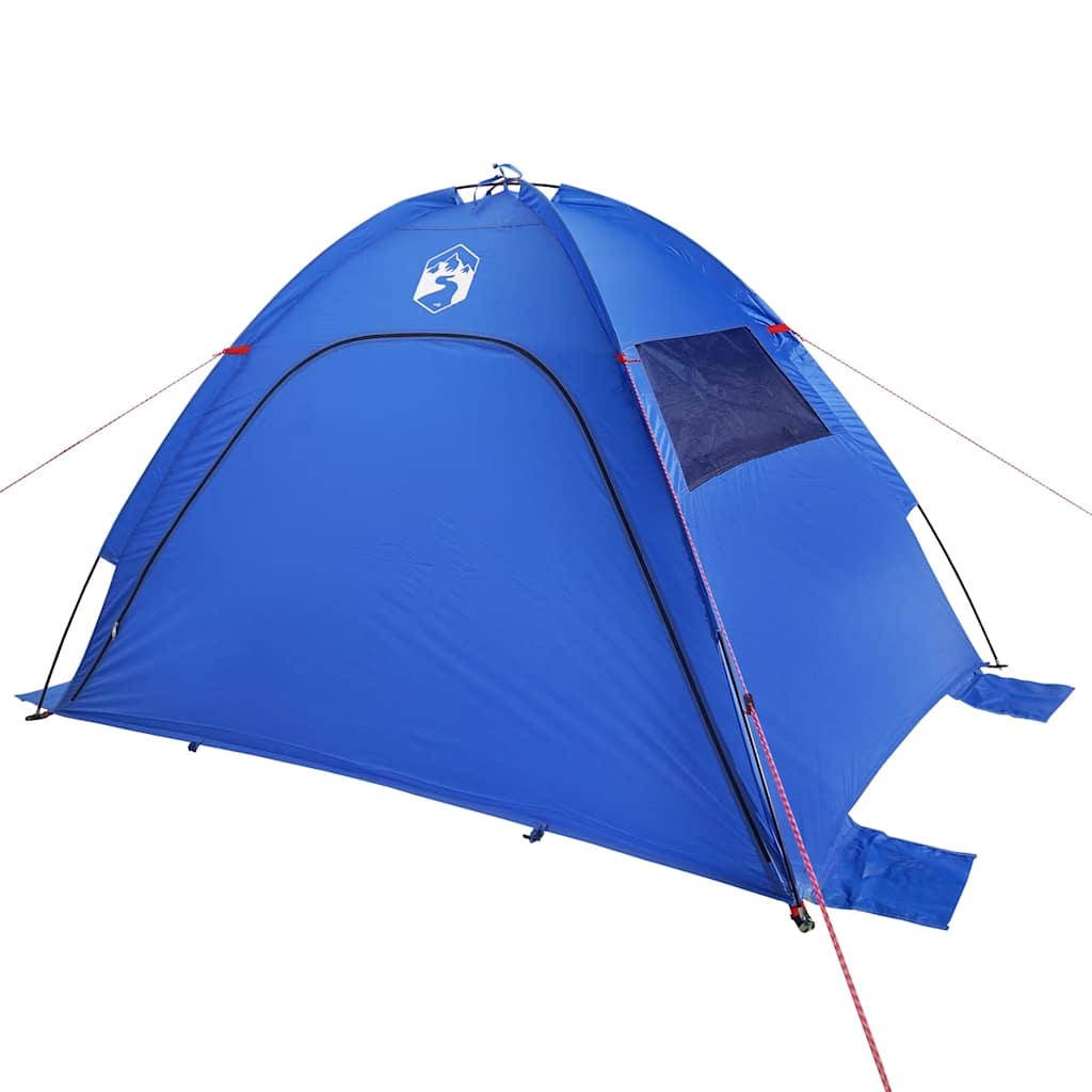 Tenda de praia impermeável azul ciano