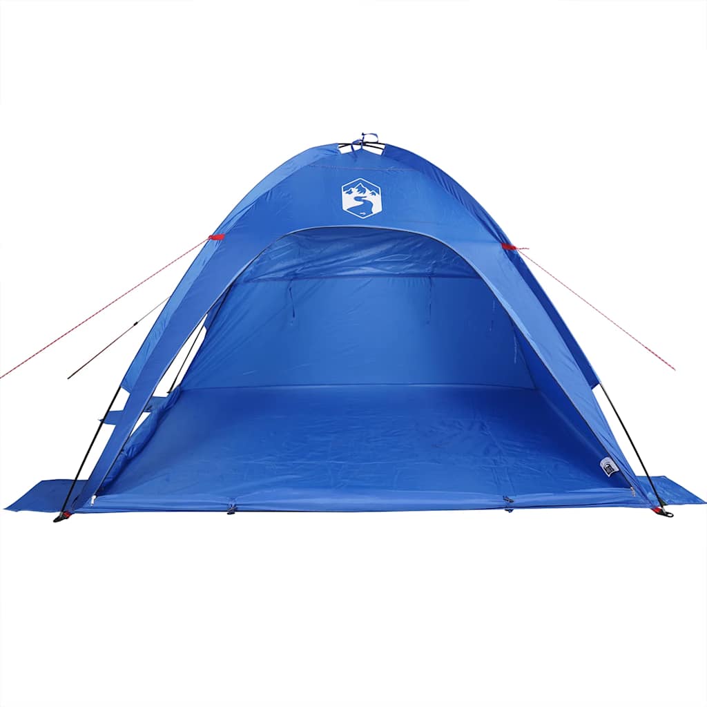 Tenda de praia impermeável azul ciano