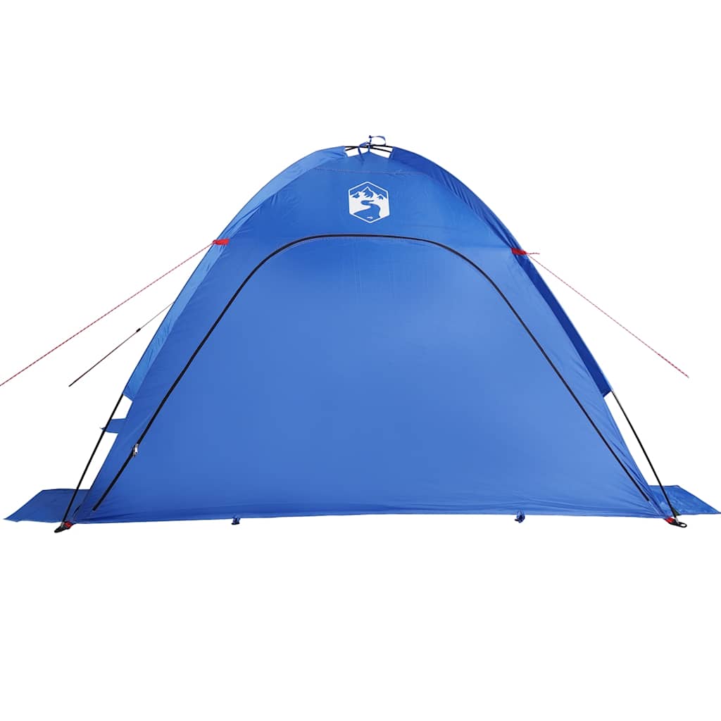 Tenda de praia impermeável azul ciano