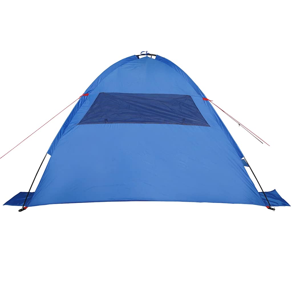 Tenda de praia impermeável azul ciano