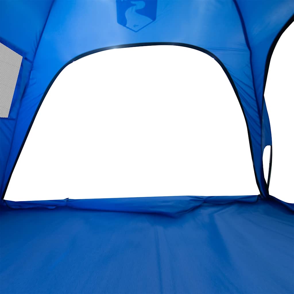 Tenda de praia impermeável azul ciano