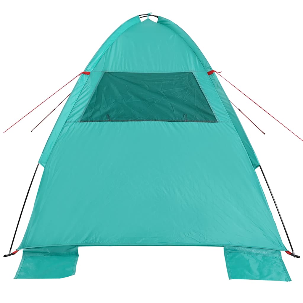 Tenda de praia impermeável verde mar