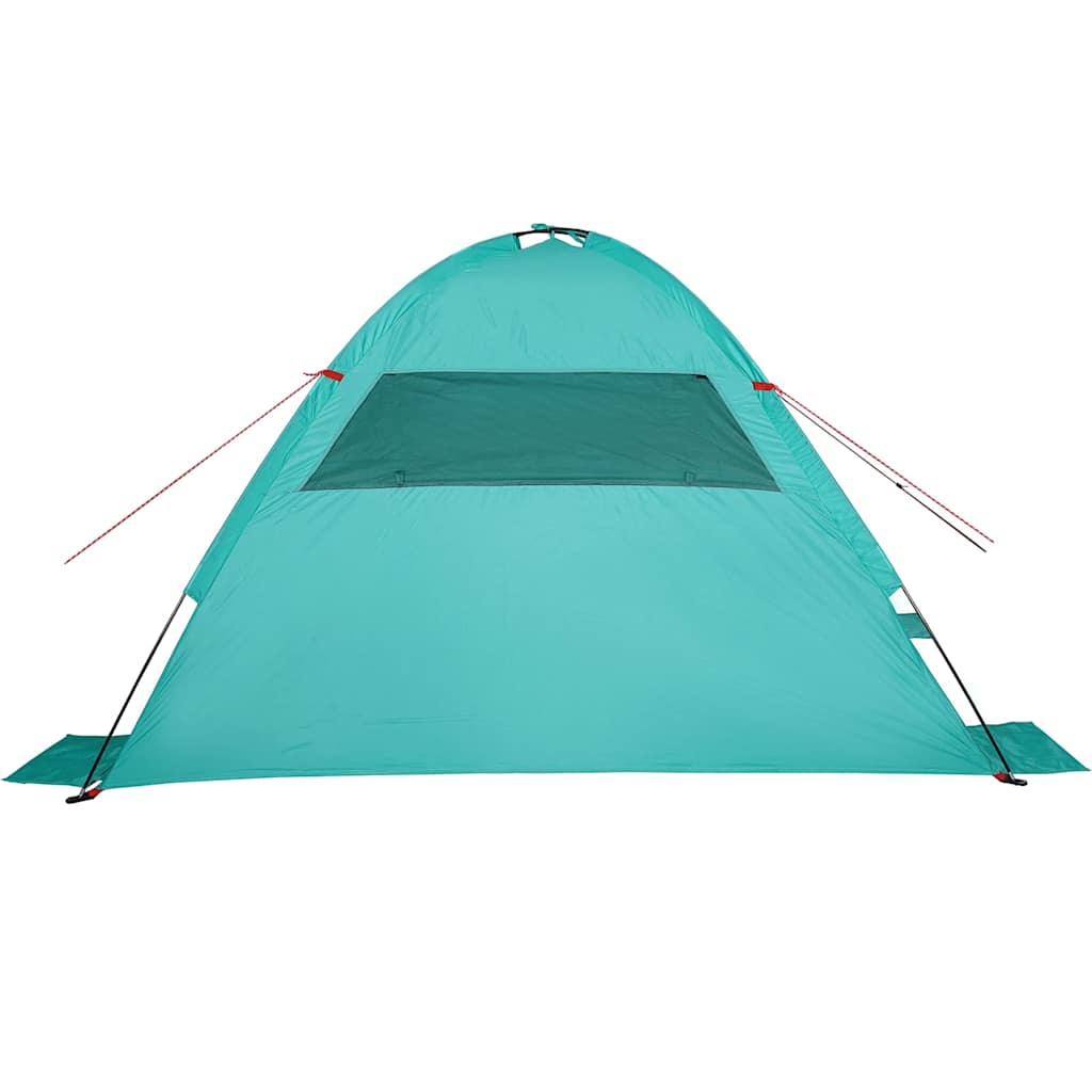 Tenda de praia impermeável verde mar
