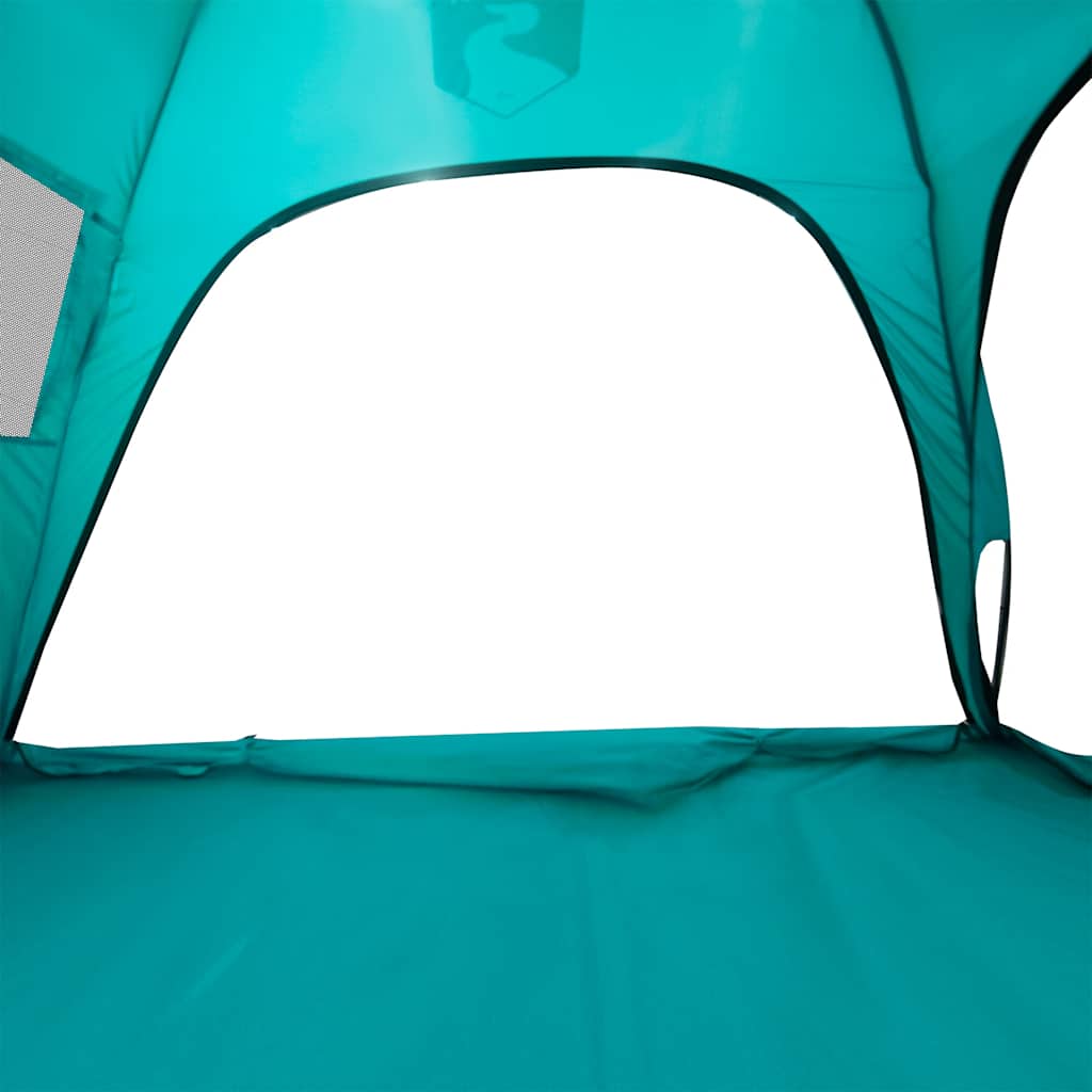 Tenda de praia impermeável verde mar