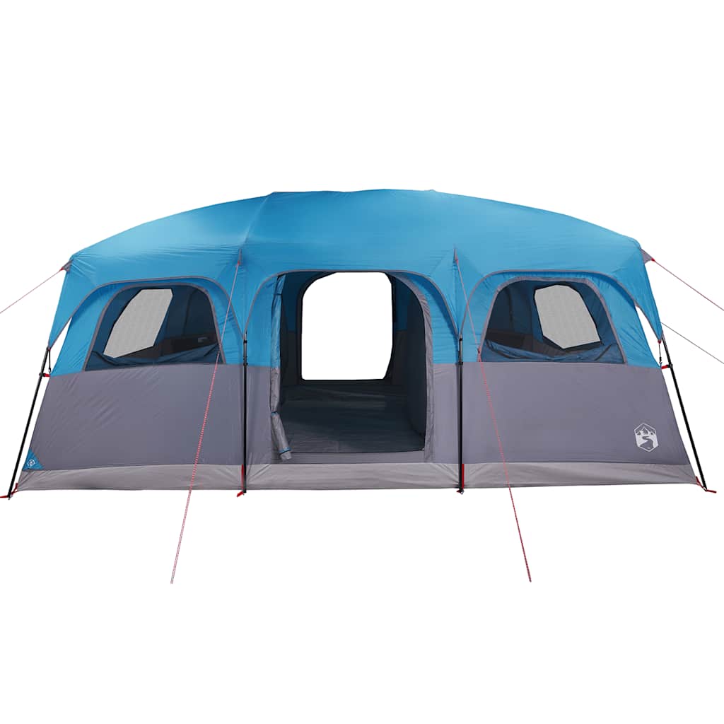 Tenda familiar estilo cabana para 10 pessoas impermeável azul