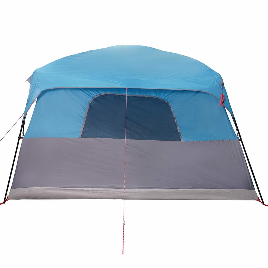 Tenda familiar estilo cabana para 10 pessoas impermeável azul