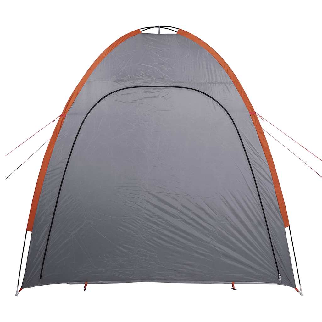 Tenda de arrumação impermeável cinzento e laranja