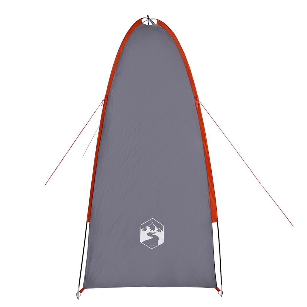 Tenda de arrumação impermeável cinzento e laranja