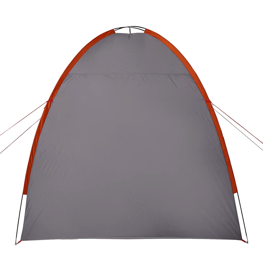 Tenda de arrumação impermeável cinzento e laranja