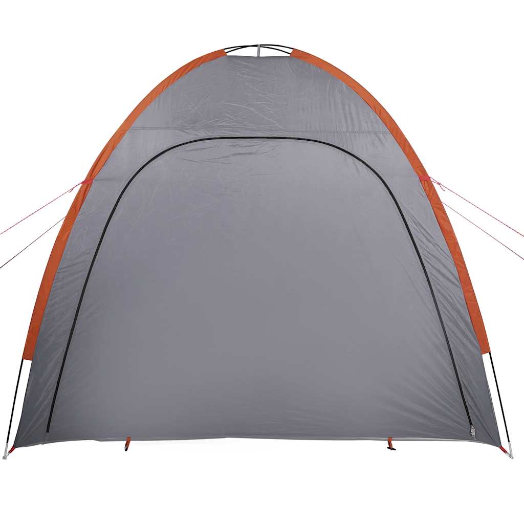 Tenda de arrumação impermeável cinzento e laranja
