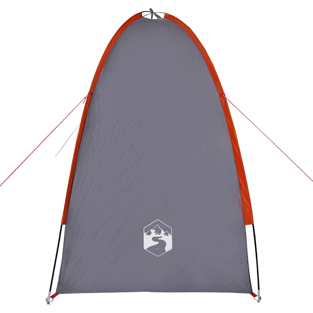Tenda de arrumação impermeável cinzento e laranja