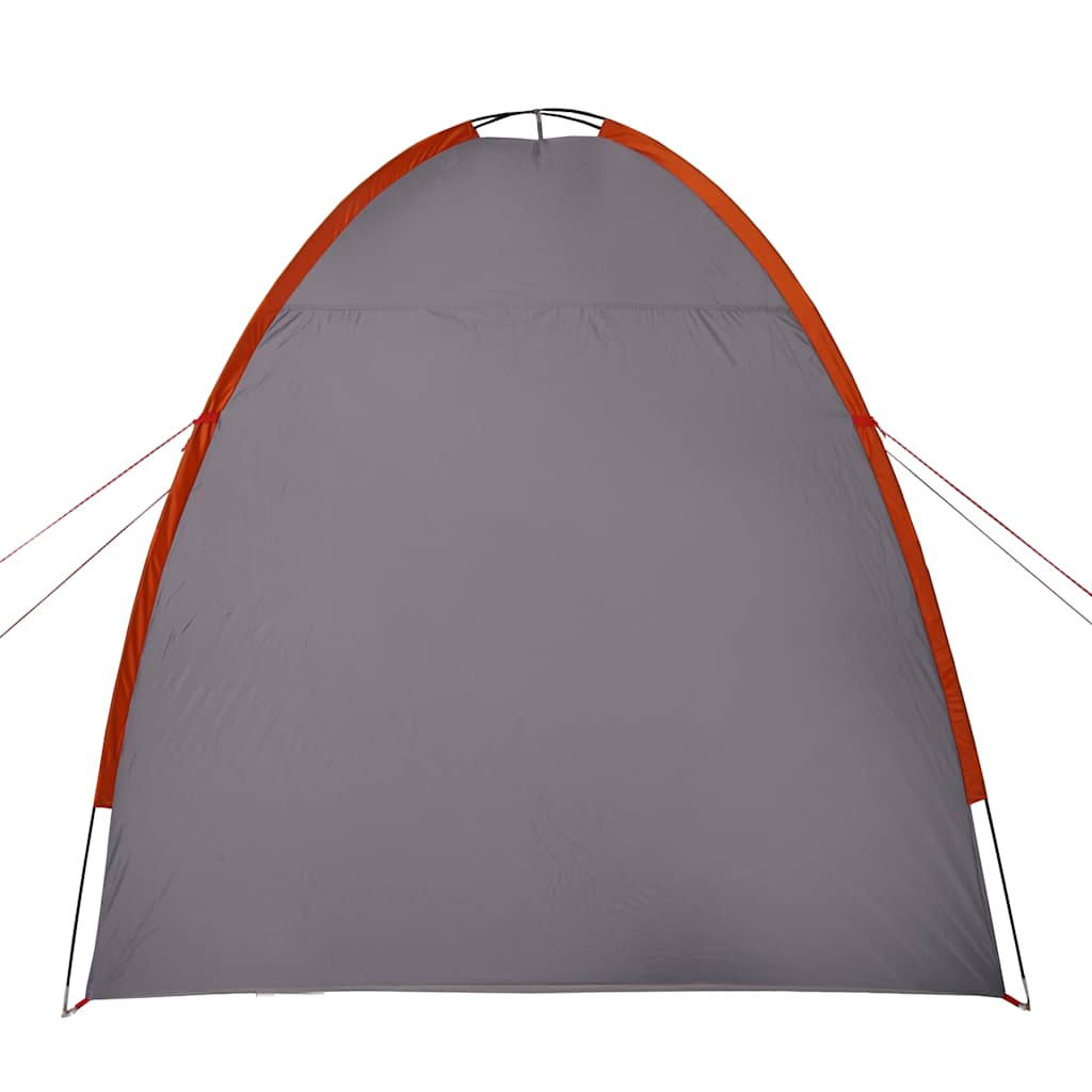 Tenda de arrumação impermeável cinzento e laranja