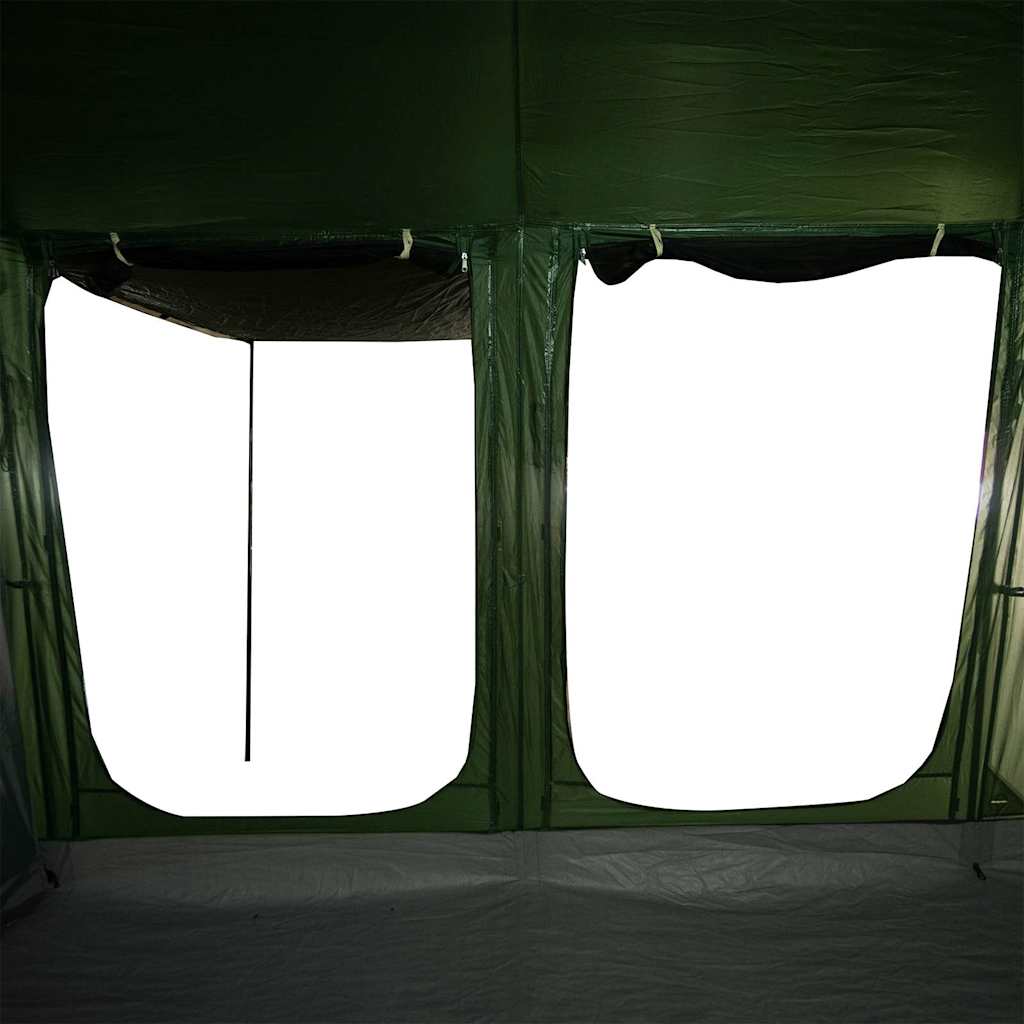Tenda familiar túnel para 8 pessoas impermeável verde