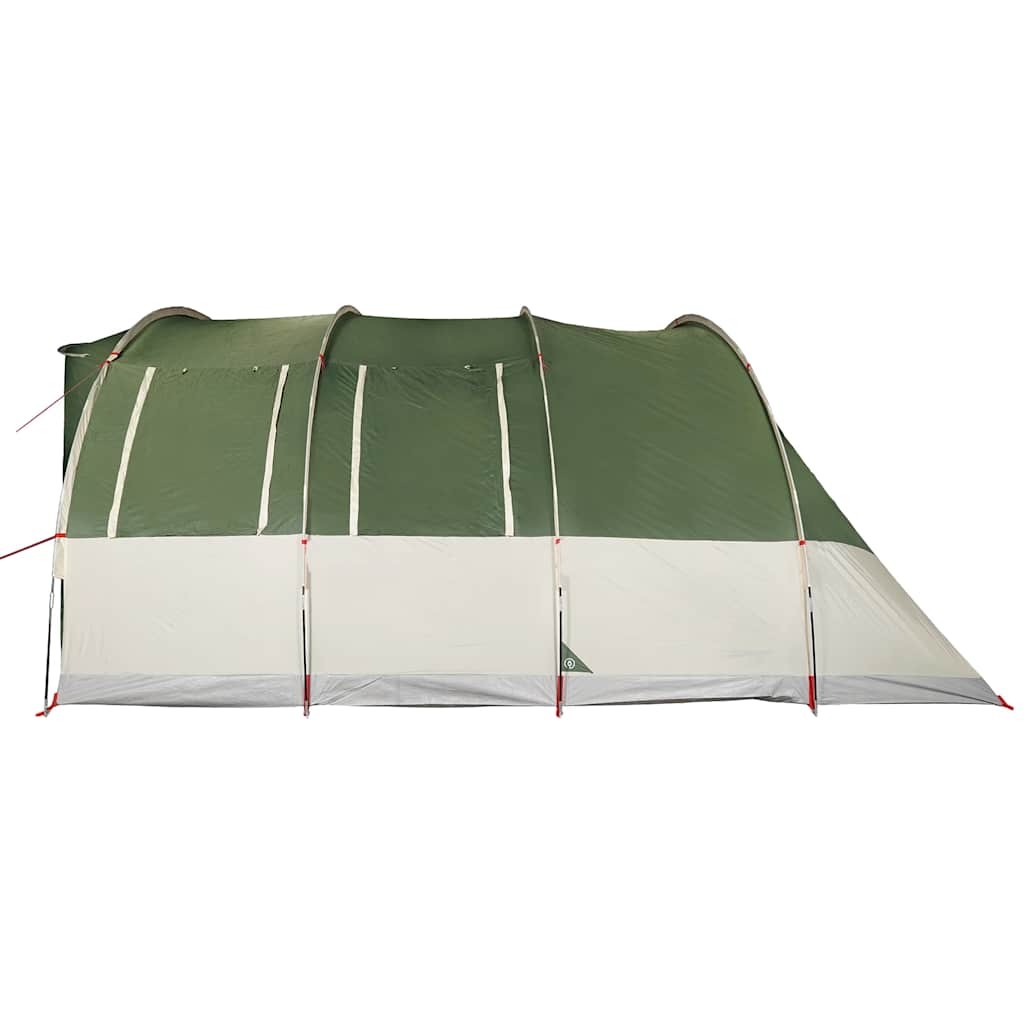 Tenda familiar túnel para 7 pessoas impermeável verde