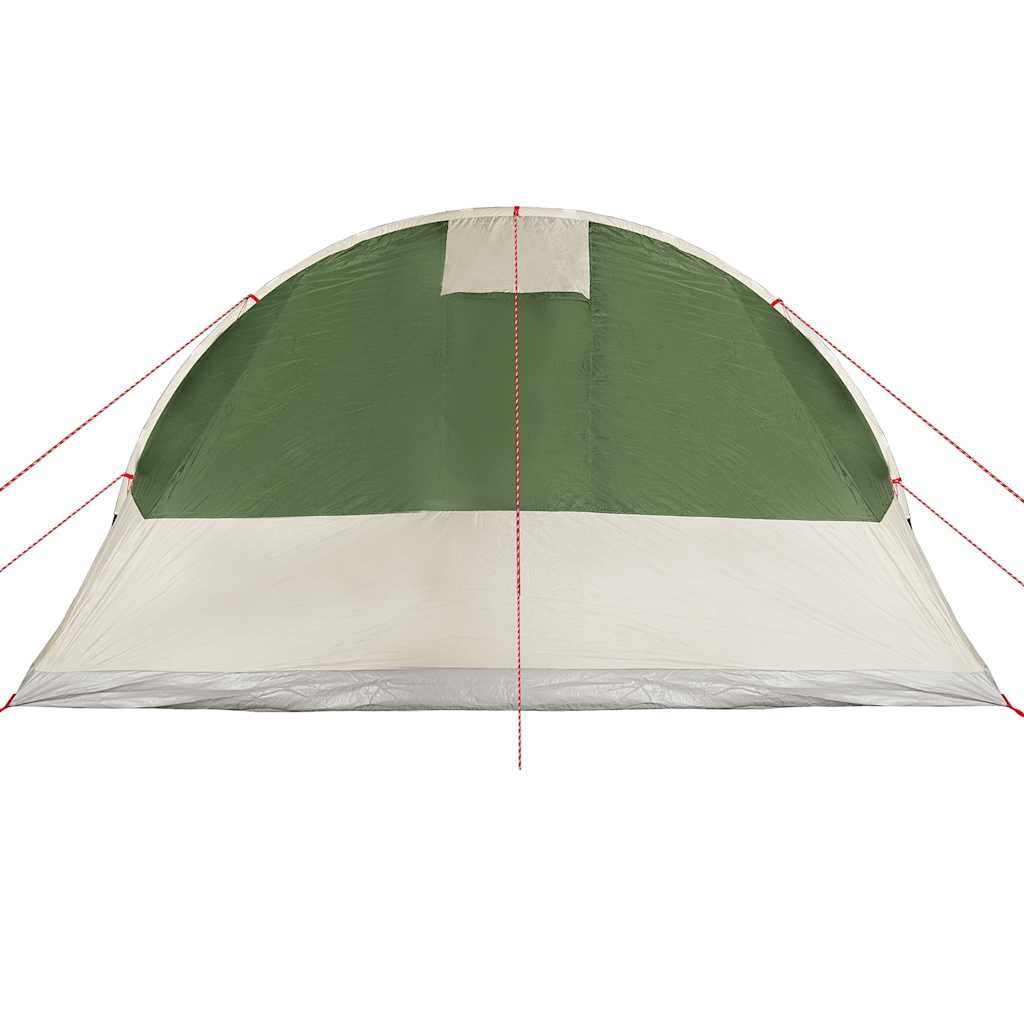 Tenda familiar túnel para 7 pessoas impermeável verde