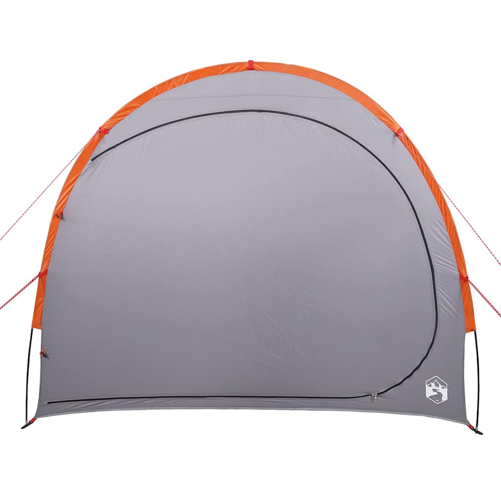 Tenda de arrumação impermeável cinzento e laranja