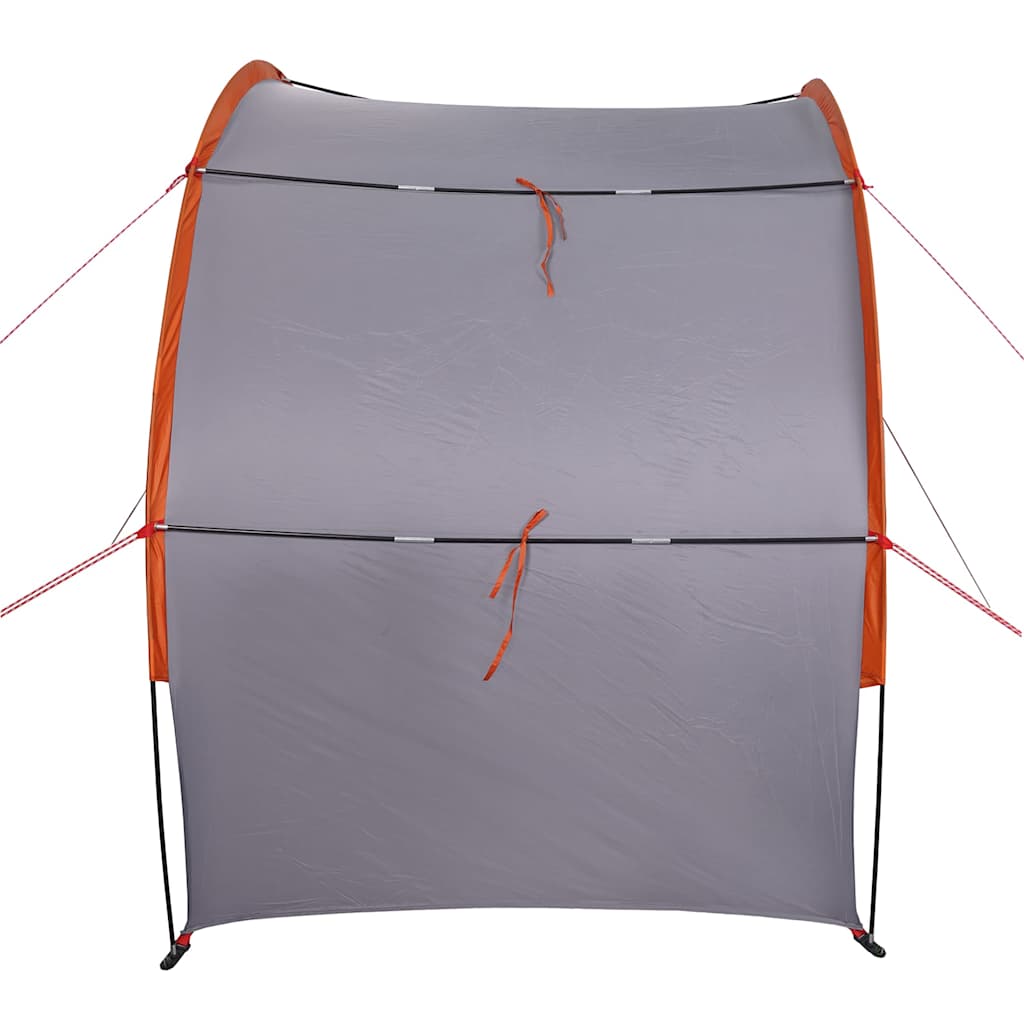 Tenda de arrumação impermeável cinzento e laranja