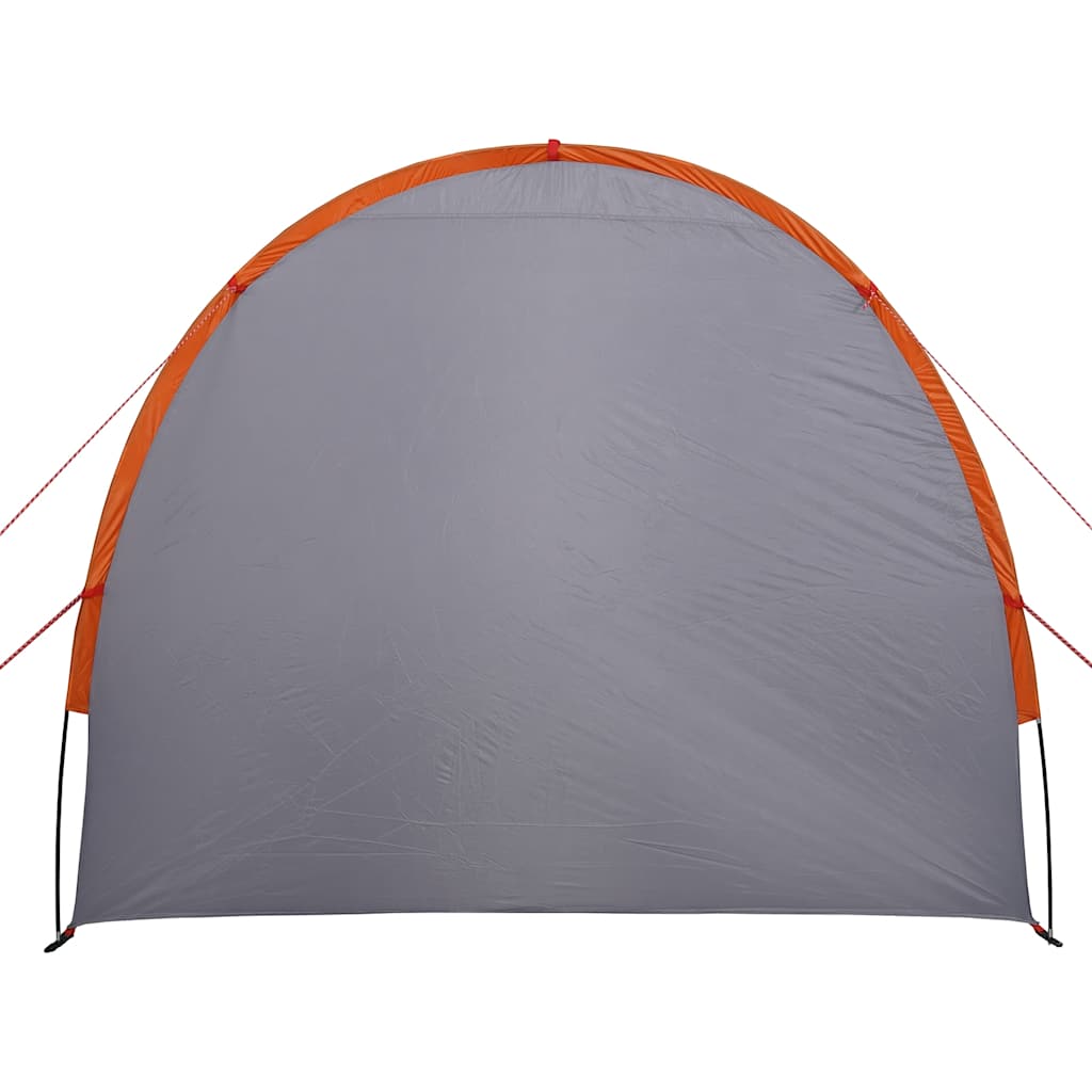 Tenda de arrumação impermeável cinzento e laranja