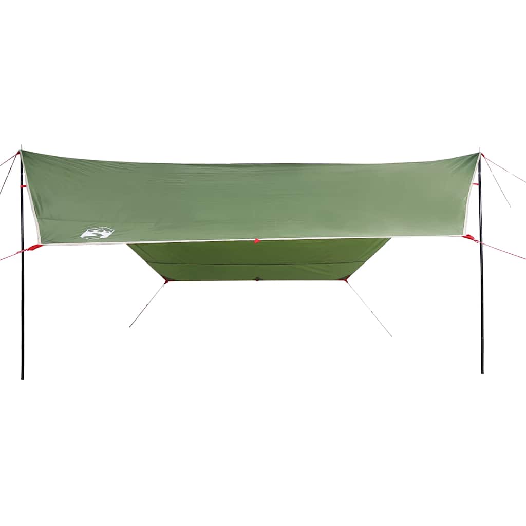 Lona de campismo 430x380x210 cm impermeável verde