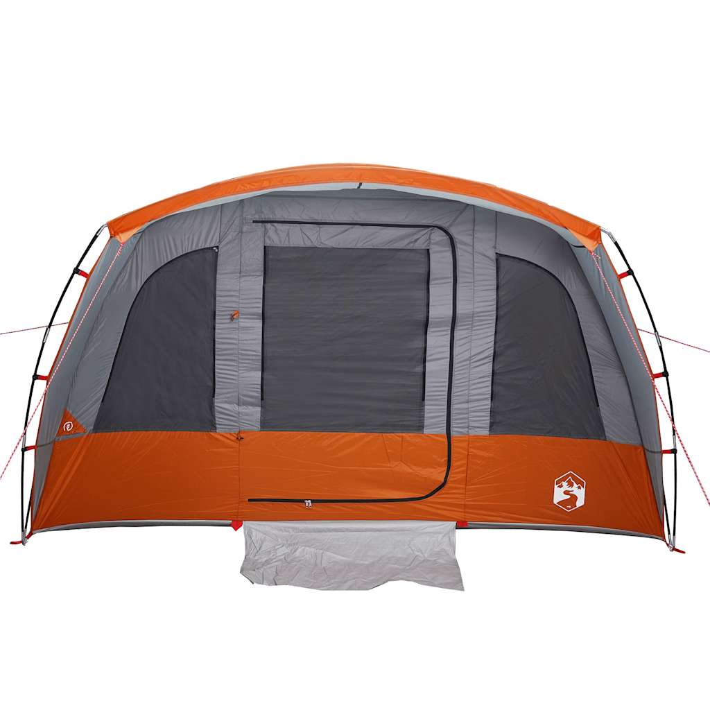 Tenda familiar túnel para 8 pessoas impermeável cinzento