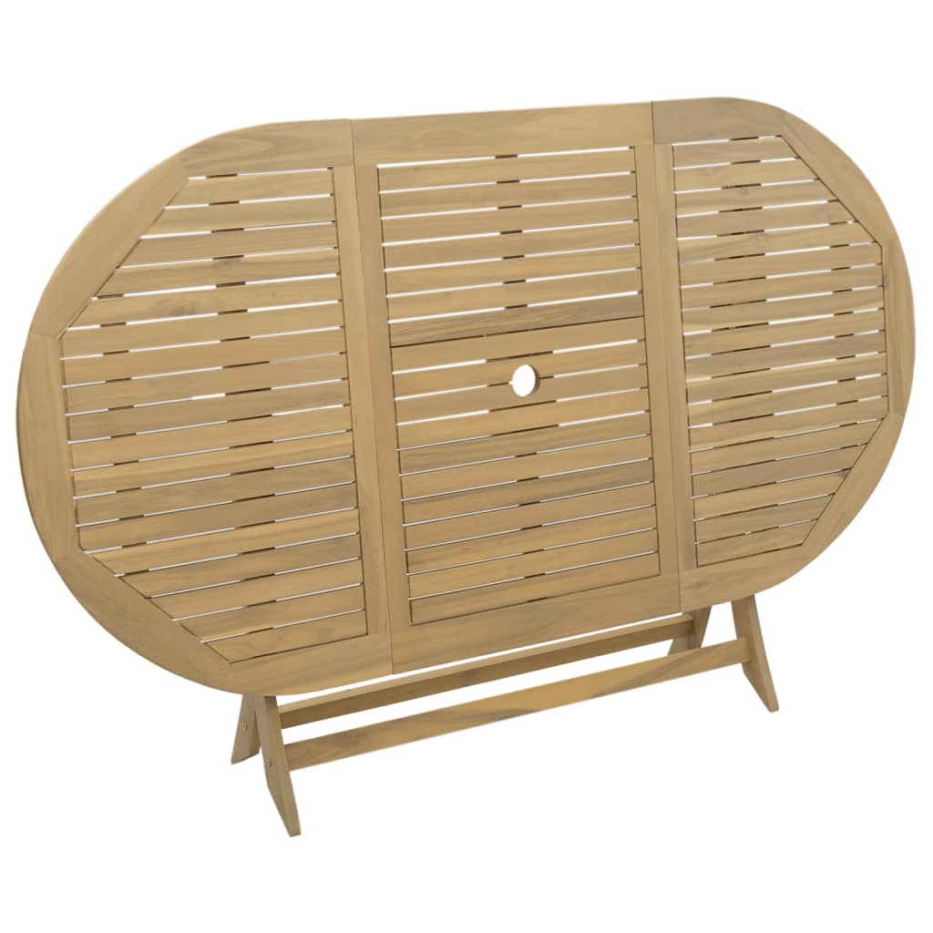 Mesa de jardim dobrável 160x85x75 cm madeira de acácia maciça