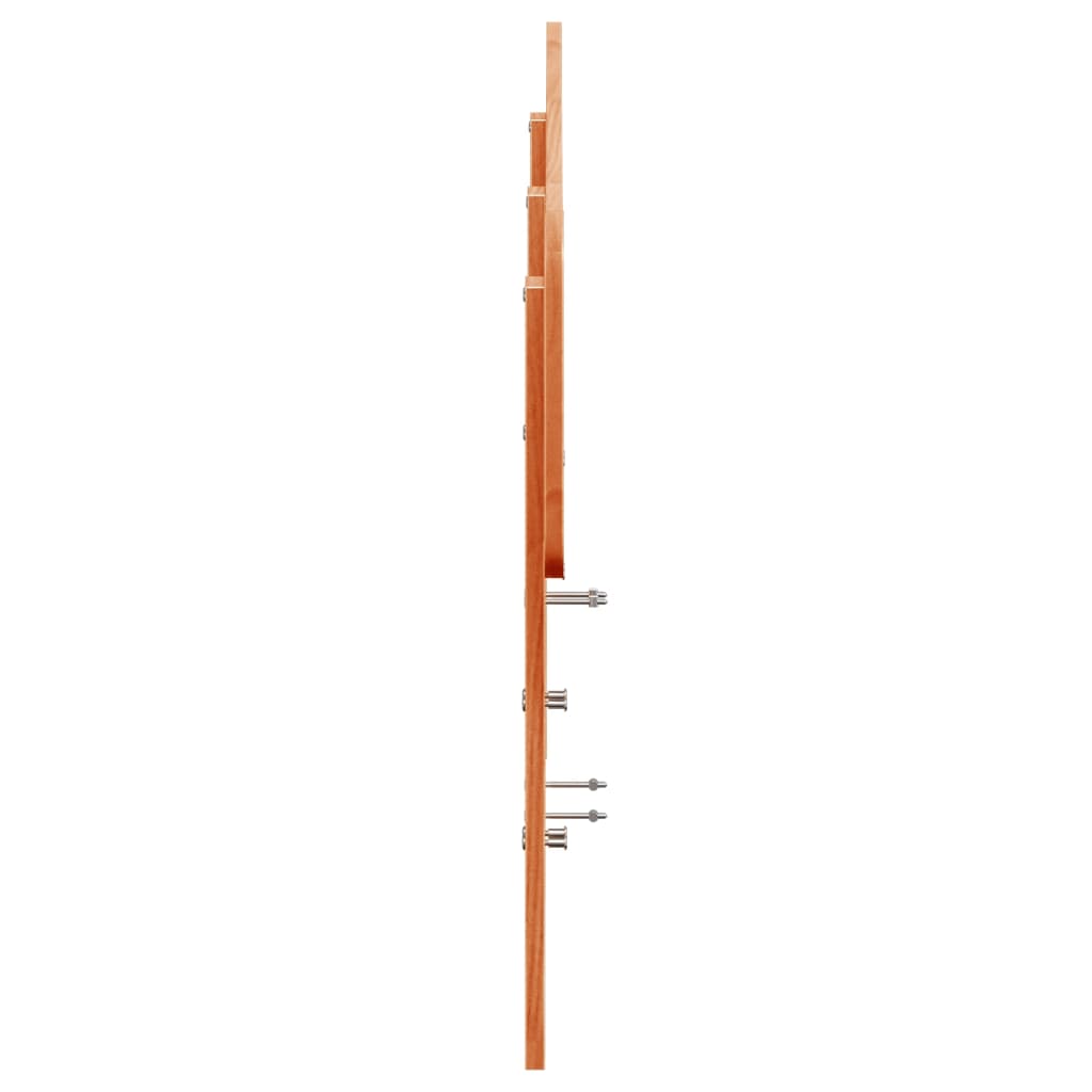 Cabeceira 140 cm madeira de pinho maciça castanho-mel