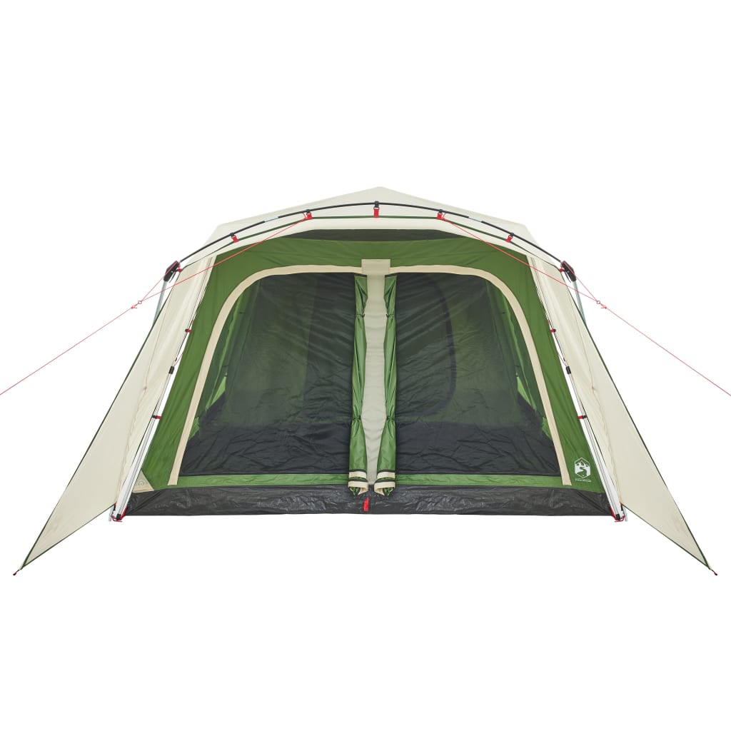 Tenda familiar c/ alpendre 9 pessoas libertação rápida verde