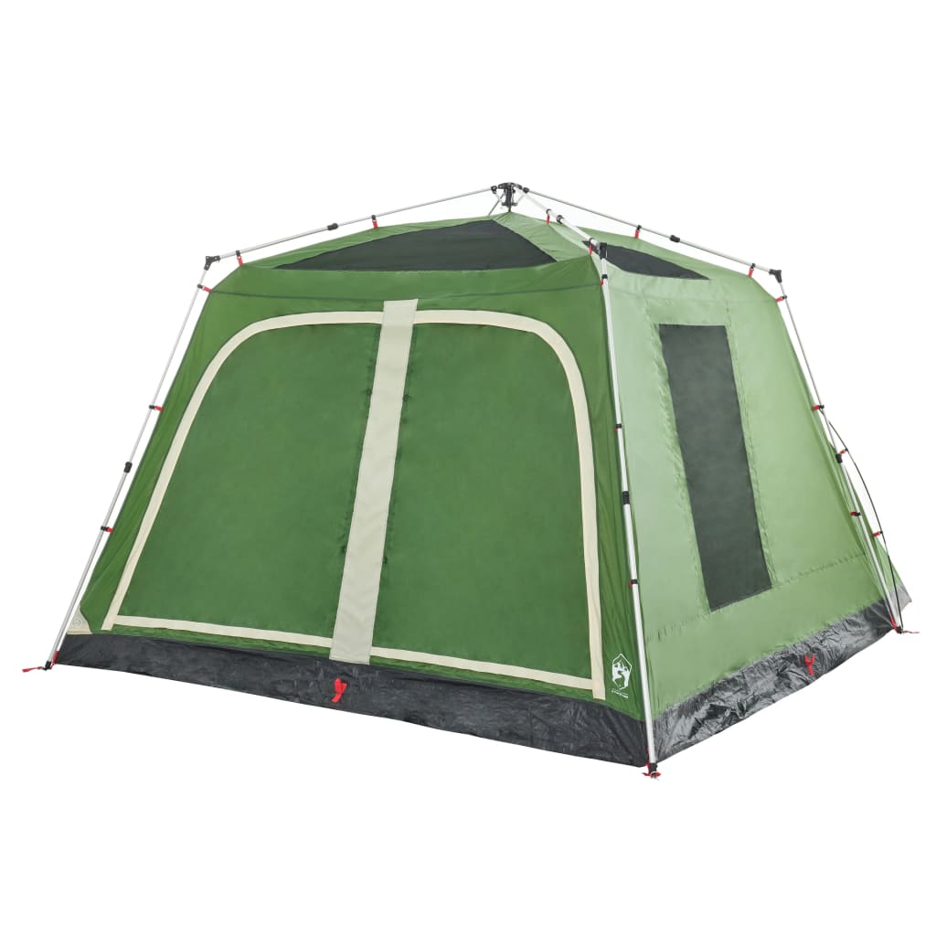 Tenda familiar c/ alpendre 9 pessoas libertação rápida verde