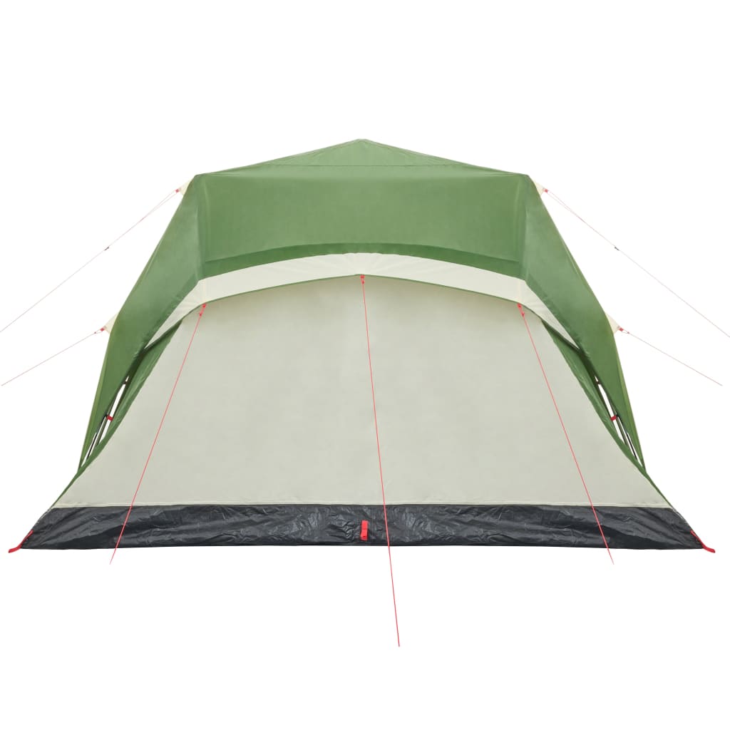 Tenda familiar c/ alpendre 9 pessoas libertação rápida verde