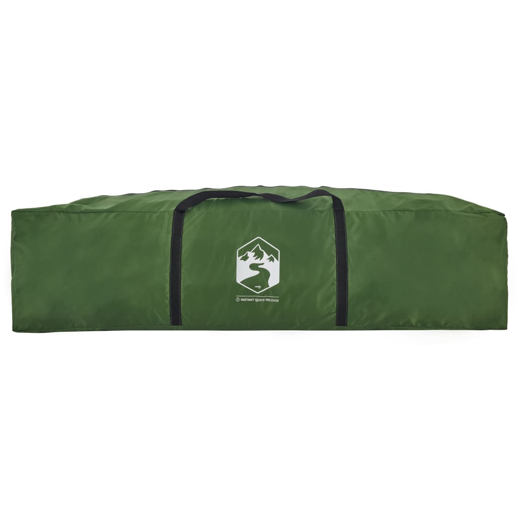 Tenda familiar c/ alpendre 9 pessoas libertação rápida verde