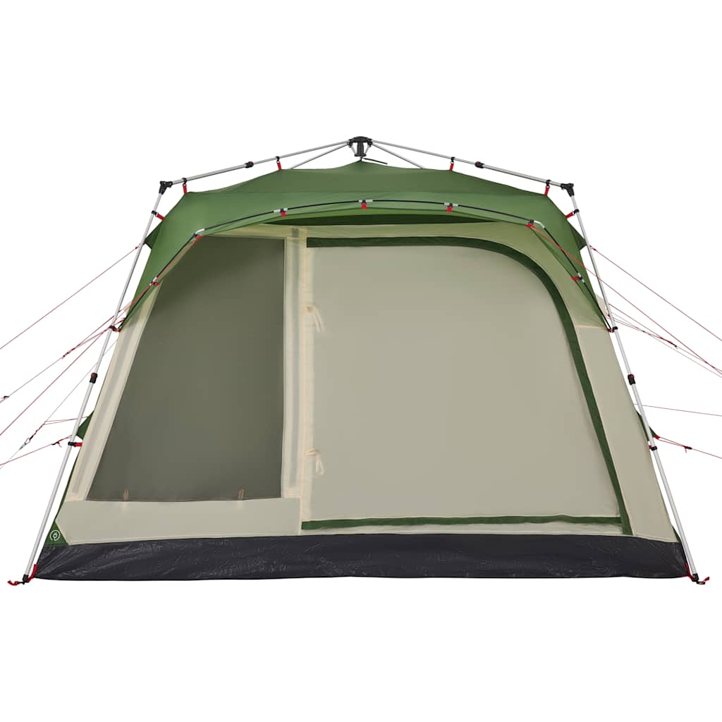 Tenda familiar cabana 7 pessoas libertação rápida verde