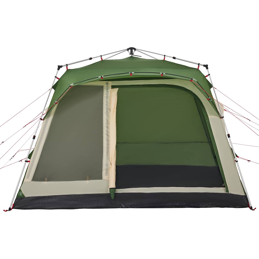 Tenda familiar cabana 7 pessoas libertação rápida verde