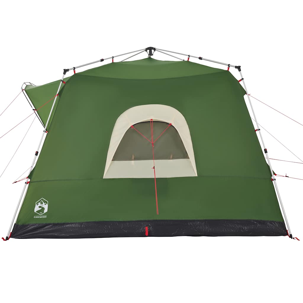 Tenda familiar cabana 7 pessoas libertação rápida verde