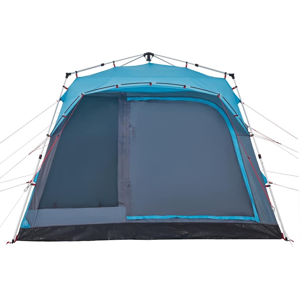 Tenda familiar cabana 7 pessoas libertação rápida azul