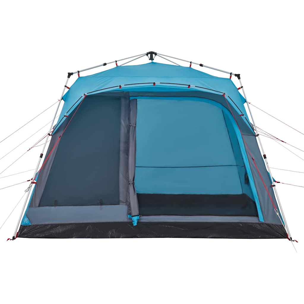 Tenda familiar cabana 7 pessoas libertação rápida azul
