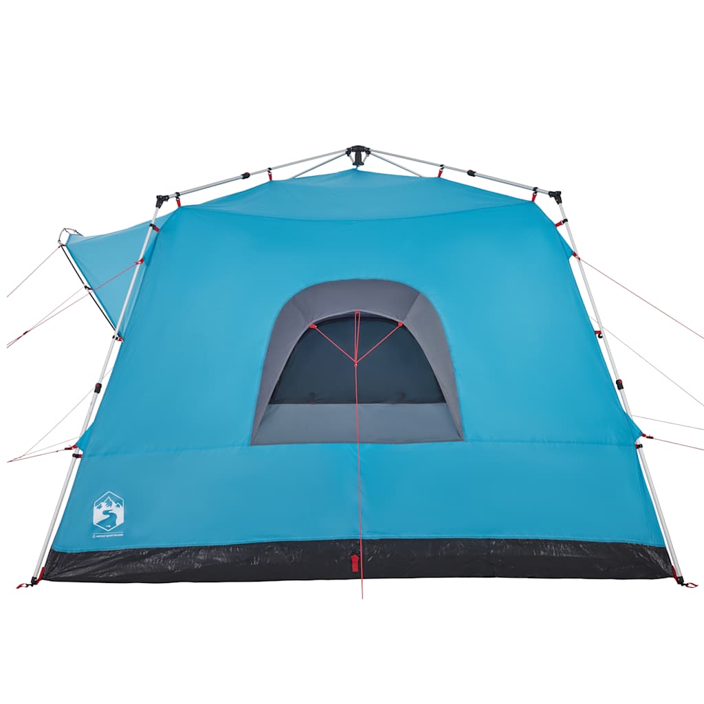 Tenda familiar cabana 7 pessoas libertação rápida azul
