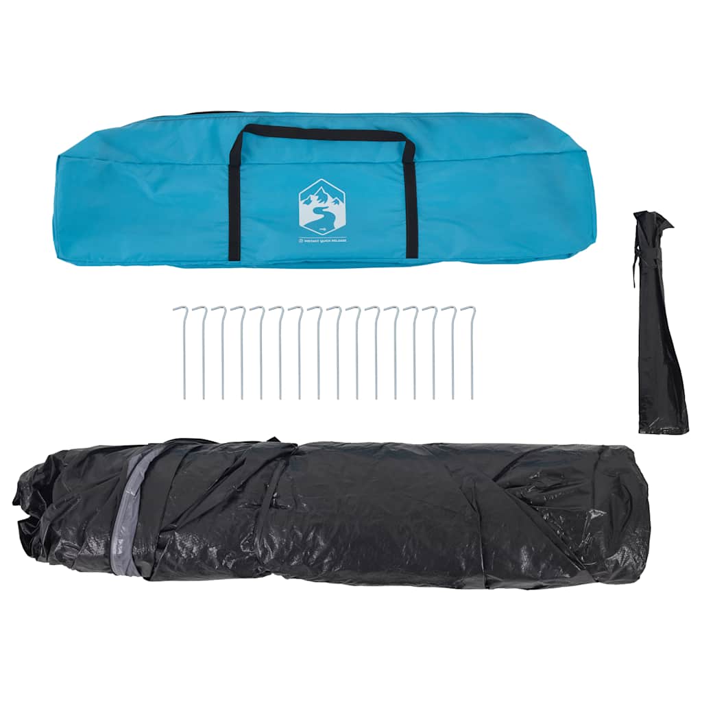 Tenda familiar cabana 7 pessoas libertação rápida azul