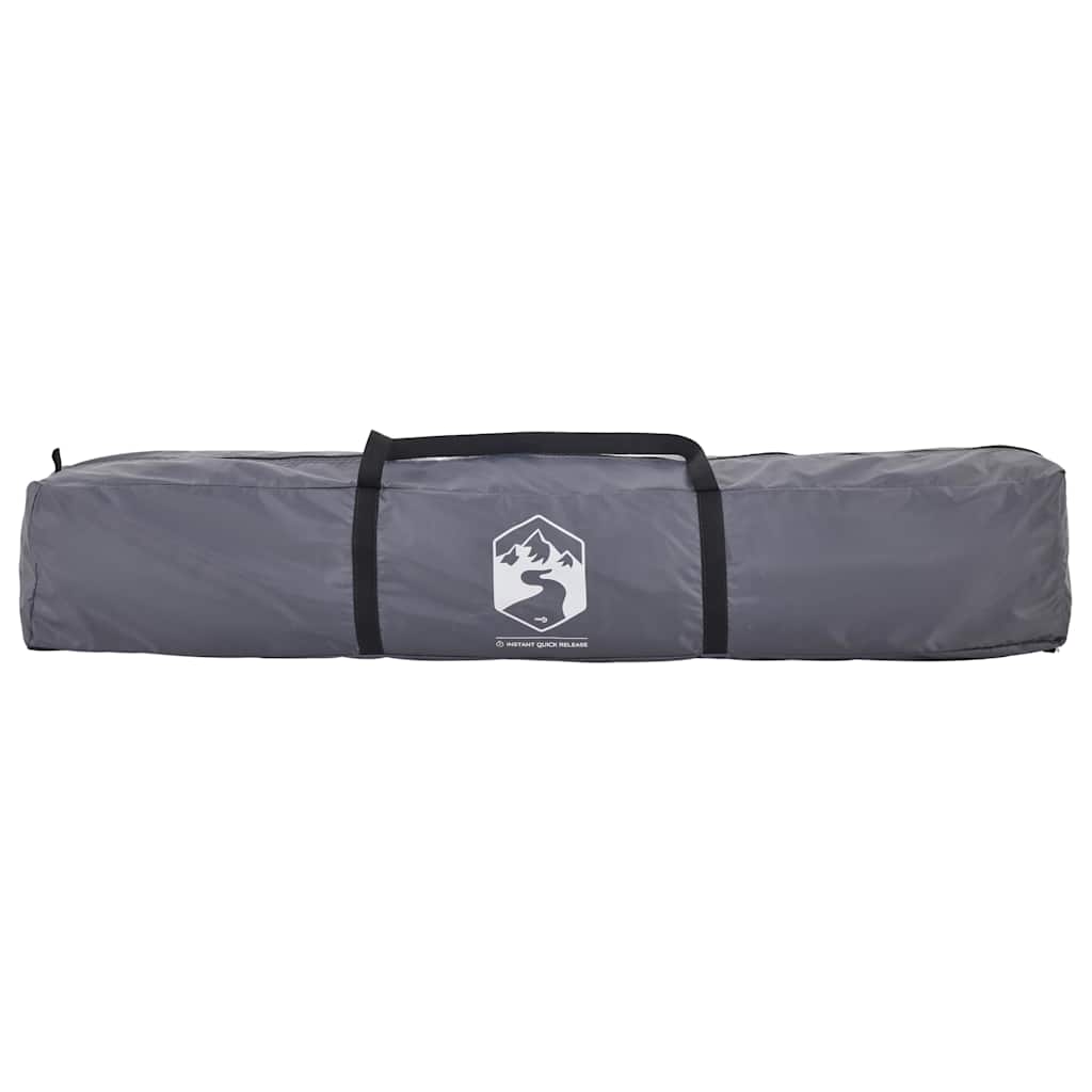 Tenda familiar cabana 7 pessoas libertação rápida cinza/laranja