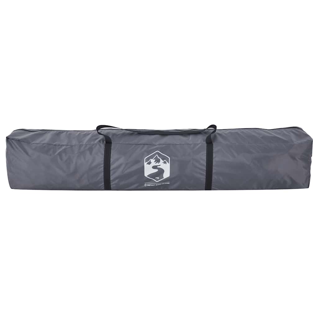 Tenda familiar cúpula 6 pessoas libertação rápida cinza/laranja