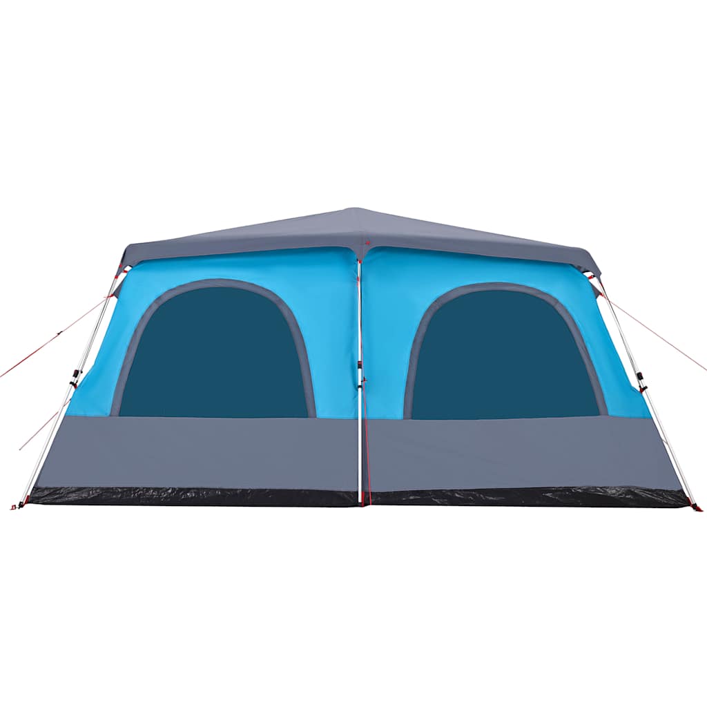 Tenda familiar cúpula para 8 pessoas libertação rápida azul